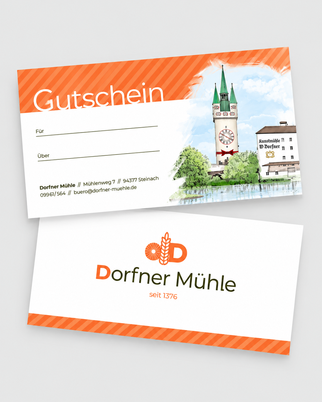 Dorfner Mühle Gutschein-Karten