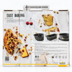 Easy-Baking-Backformenset auf weißem Hintergrund